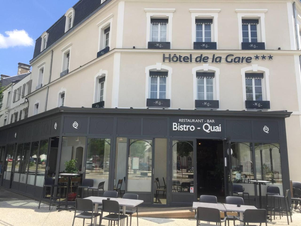 Hotel De La Gare - Restaurant Bistro Quai La Roche-sur-Yon Ngoại thất bức ảnh